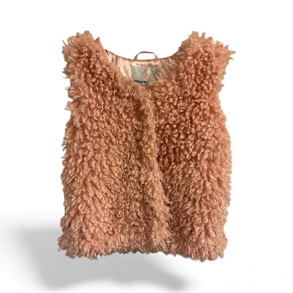 Urban Republic Pink Faux Fur Vest